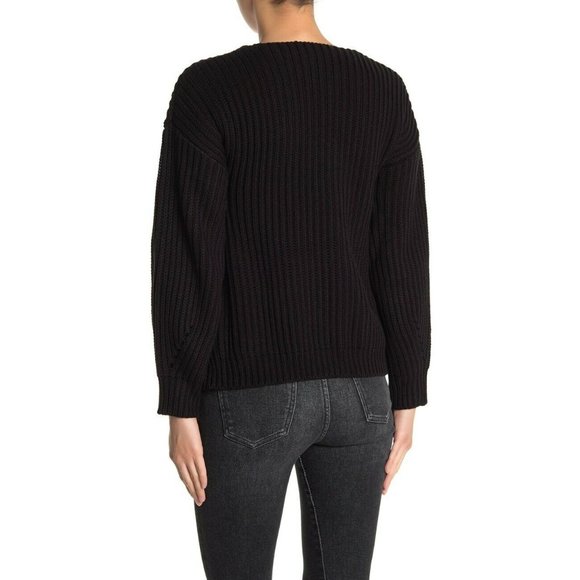 Code X Mode ribbed chunky knit cardigan size large - Picture 2 of 9